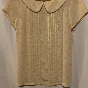 Elle peterpan collared blouse